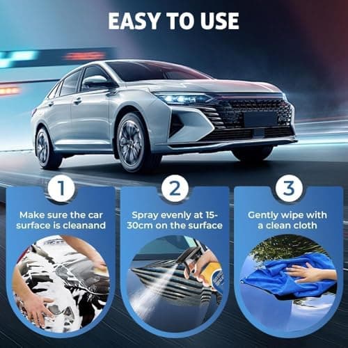 Quick Effect Coating Agent for Car,2026 New Car Coating Spray,Waterless Wash & Scratch Repair Spray, Removes Oil Film, Enhances Gloss & Hydrophobic Protection — view 5