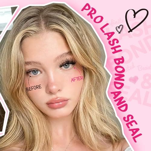 Cluster Lash Glue & Seal Waterproof for DIY Eyelash Extensions Strong Hold (5ml+5ml, Black Bond & Clear Seal) — view 5