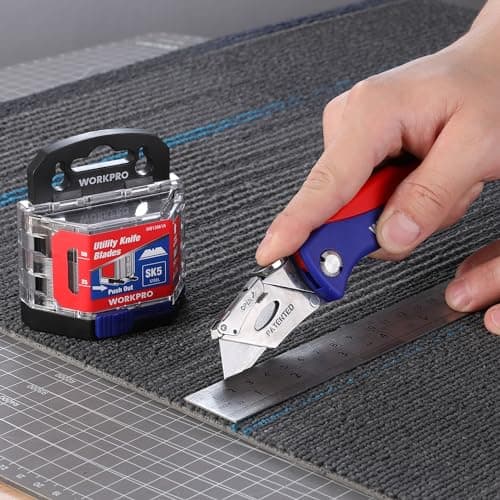 WORKPRO 50-Pack Utility Knife Blades with Dispenser — view 6