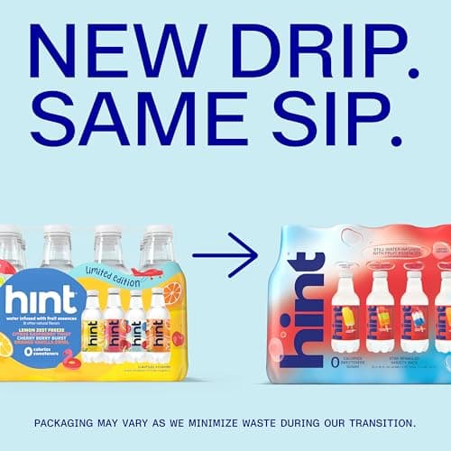 Hint Fruit-Infused Bottled Water, Star Spangled Variety Pack - Sugar Free Flavored Water with Zero Calories, Natural Fruit Essences, and No Artificial Sweeteners - 16 Fl Oz (Pack of 12) — view 2