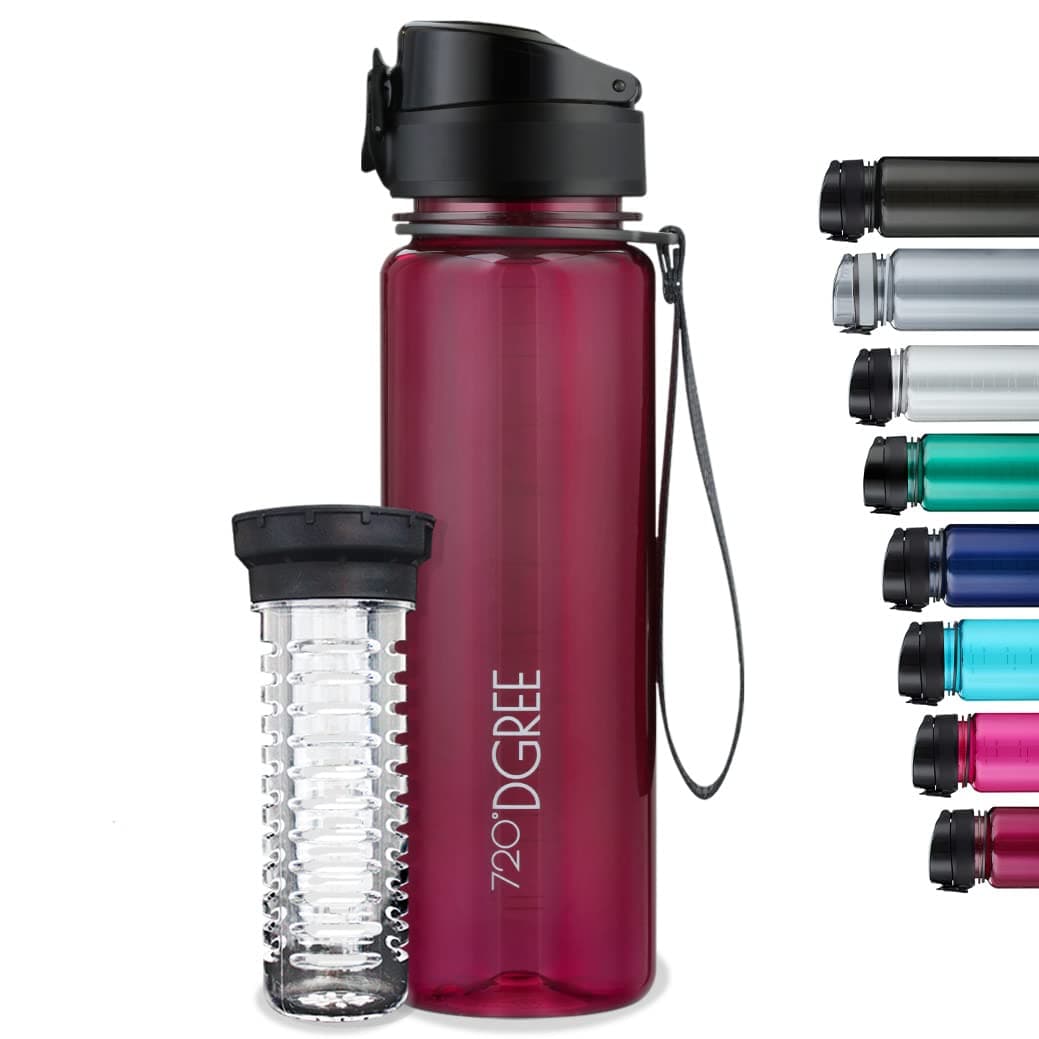 720°DGREE Botella de agua uberBottle – 1,5 litros, 1500ml | Novedosa botella deportiva | Sin BPA | Ideal para niños, fitness, deportes, fútbol, guardería, escuela, pequeños, antigoteo — view 54