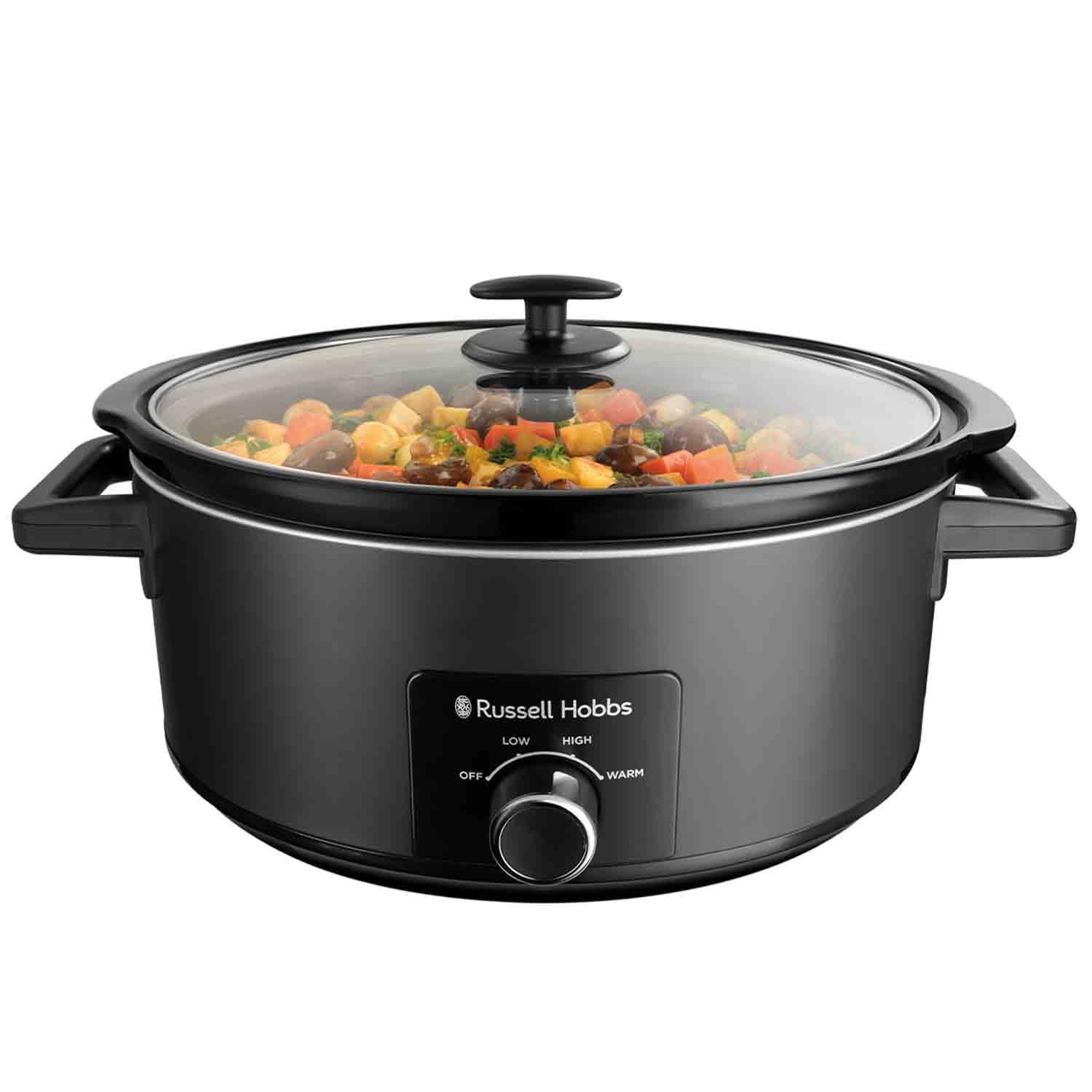 Russell Hobbs Good-to-Go 6.5L Electric Multicooker - 8 Digital functions inc Sear, Slow Cook, Steam, Boil, Keep warm & Roast, Cast aluminium housing, Glass lid, Dishwasher safe parts, 750W, 28270 — view 11