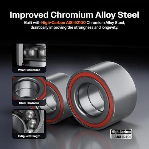 Kugel Wheel Bearing 70-510070 Replacement For Toyota Corolla Matrix Pontiac Vibe iM Celica MR2 Spyder Scion tC Prius — view 2