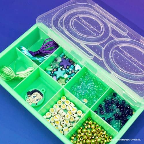 Kpop Demon Hunters™ Friendship Bracelet Kit, 3-Pack, Rumi, Mira & Zoey Bracelet Making Kits, Beads for Jewelry Making, Kpop Charms & Travel-Friendly Bead Case, Official K Pop Demon Hunters Merch — view 8