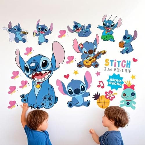 Stitch wall sticker, Removable Peel and Stick Suitable for Living Room, Smooth Wall, Kids Room(Size: 30 x 80 cm) — view 4