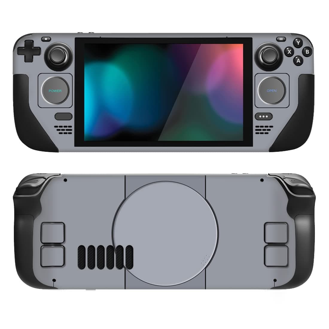 playvital Full Set Protective Skin Decal for Steam Deck LCD, Custom Stickers Vinyl Cover for Steam Deck OLED - Classics SNES Style — view 8