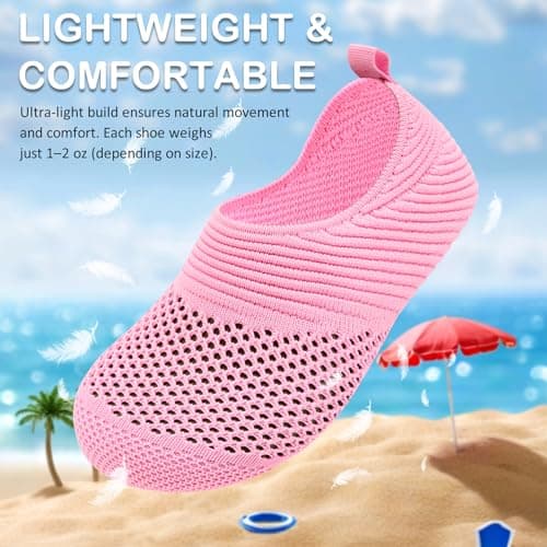 ANLUKE Kids Water Shoes Girls Boys Slippers Swimming Shoes Barefoot Quick Dry Aqua Socks — view 2