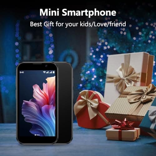 BLKE AIR Mini Phone 3.0" HD Touch Screen Mini Smartphone World's Smallest Unlocked Android Compact Mobile Phone for Kids & Students Cell Phone wih GPS Dual SIM Face ID 2GB+16GB Pink — view 6