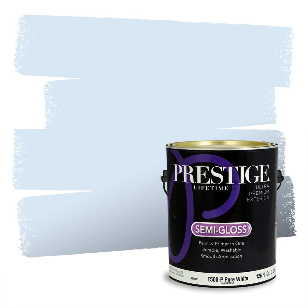 PRESTIGE Paints Interior Paint and Primer In One, 1-Gallon, Semi-Gloss, Comparable Match of Valspar* Dewdrop* — view 1060