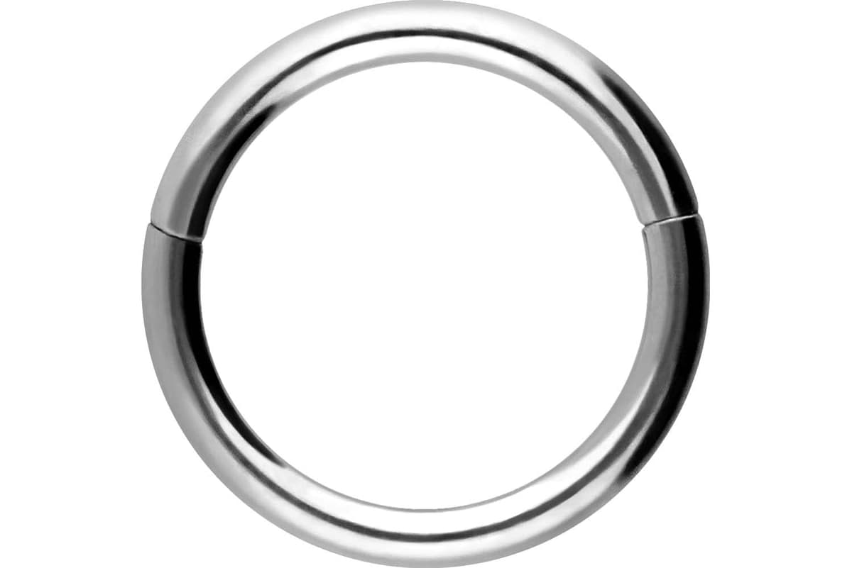 PIERCINGLINE Anillo segmento Clicker de acero quirúrgico – Piercing en oro, plata, rosa, negro o azul – para nariz, tabique, oreja, hélice o tragus — view 84