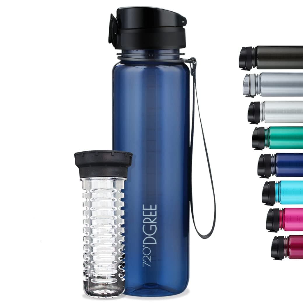 720°DGREE Botella de agua uberBottle – 1,5 litros, 1500ml | Novedosa botella deportiva | Sin BPA | Ideal para niños, fitness, deportes, fútbol, guardería, escuela, pequeños, antigoteo — view 156