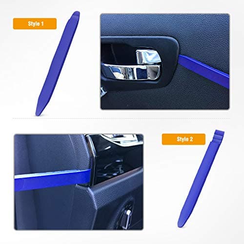 GOOACC 5PCS Auto Trim Removal Tool Kit No-Scratch Pry Tool Kit for Car Door Clip Panel & Audio Dashboard Dismantle -5PCS — view 3