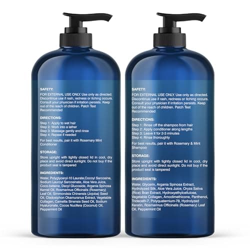 Botanic Hearth Rosemary Mint Shampoo and Conditioner Set, Thickening Formula, Promotes Hair Growth and Scalp Health Sulfate Free & Paraben Free, for Men & Women | 16 fl oz each — view 2