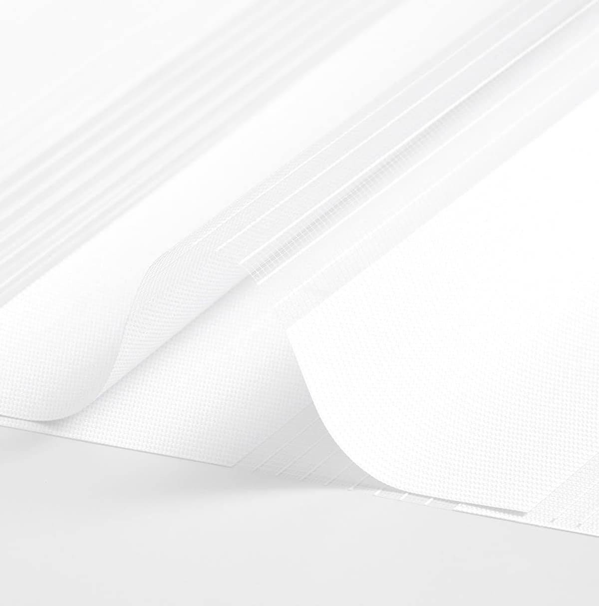 Blindecor Indus SIN HERRAMIENTAS | Estor Enrollable Sin Taladrar de Doble Capa | Color Blanco 70 x 130 cm (ancho x largo) | Tamaño de la Tela 67 x 125 cm — view 4