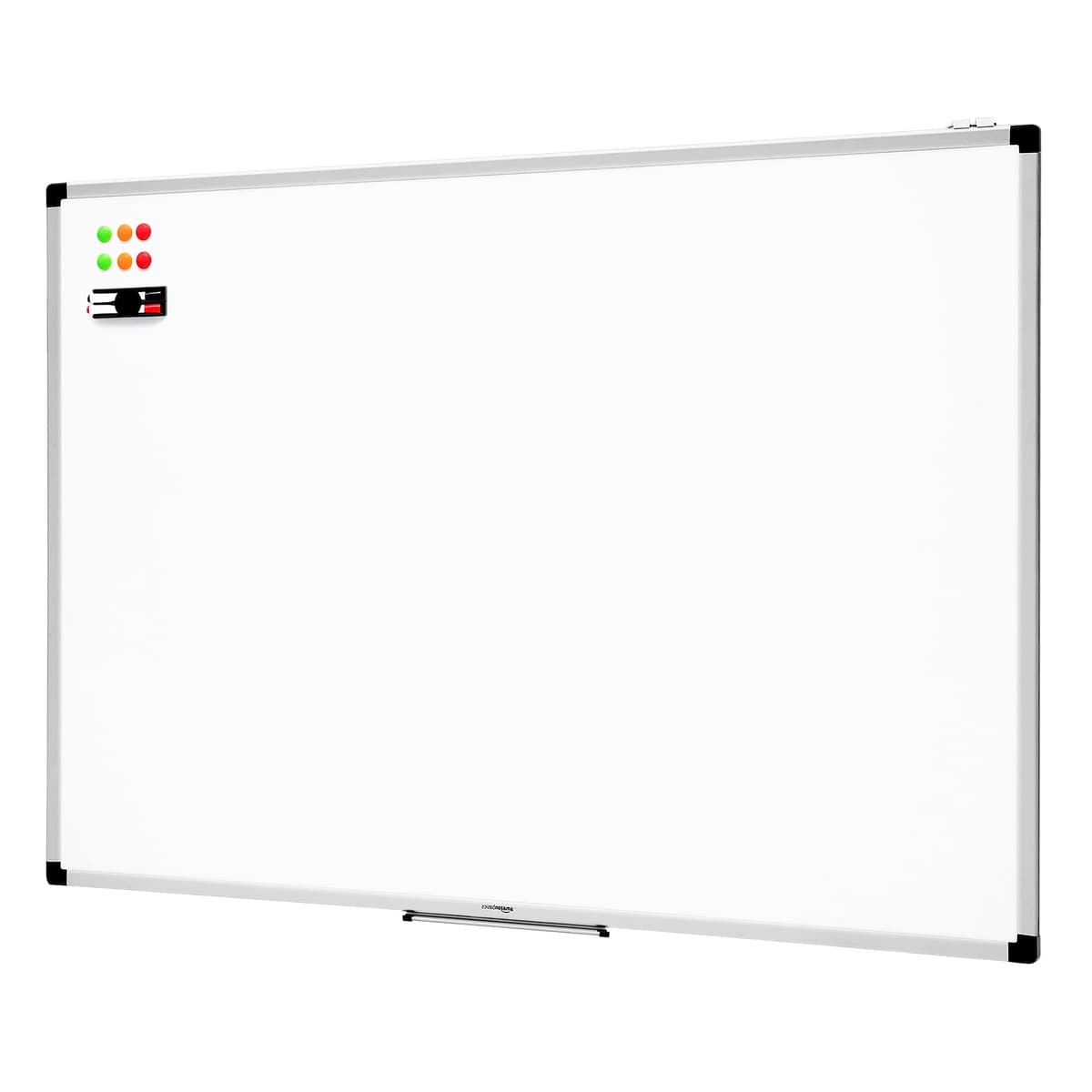 Amazon Basics Pizarra blanca magnética con bandeja para rotuladores y marco de aluminio, 240 cm x 120 cm — view 10