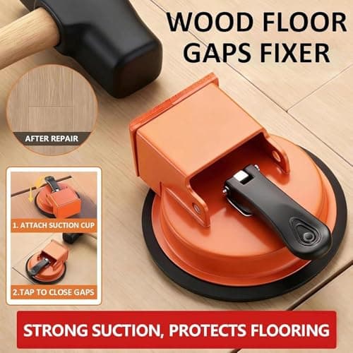 Floor Gap Fixer Tool, 2026 Heavy Duty Floor Suction Repair Tool,Laminate Flooring Tools,Adjustable Height Setter Laminate Floor Gap Repair Kit for Vinyl Plank Hardwood Floating Floors