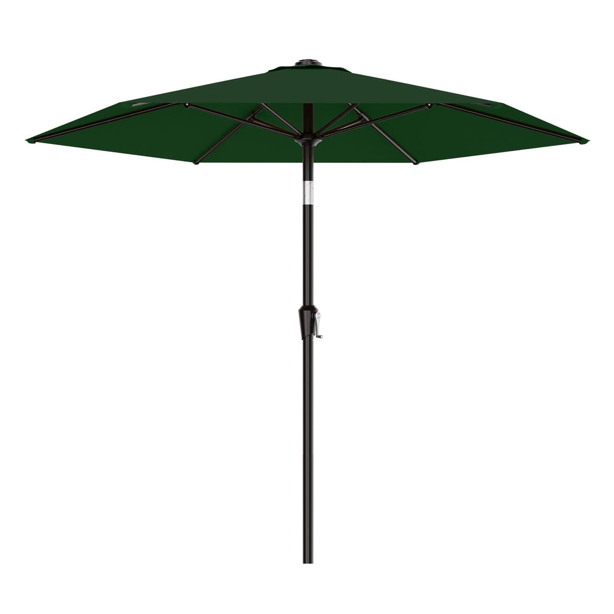 AreShark 10 FT Patio Umbrella for Outdoor, Outdoor Table Umbrella with Push Button Tilt and Crank, Outdoor Patio Umbrellas with 6 Sturdy Ribs, Patio Umbrellas for Market, Garden, Pool (Red) — view 11