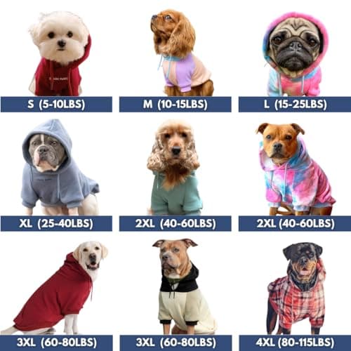 Spark Paws Dog Hoodie – Premium Dog Sweater for Small, Medium, and Large Dogs | Warm Outfits for French Bulldogs, Pitbull, Puppy, Winter Jacket Alternative - Cyber Punk - L