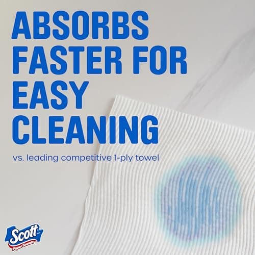 Scott Paper Towels, Choose-A-Sheet, 6 Double Rolls = 12 Regular Rolls (108 Sheets Per Roll) — view 2