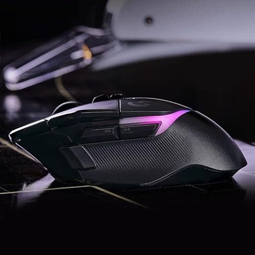 Logitech G502 X Plus Wireless Gaming Mouse: Optical Switches, LIGHTSYNC RGB, 13 Buttons, Infinite Scroll Toggle, <130 hr Battery Life, USB-C, PowerPlay Wireless Charging Capable, for PC/MacOS - Black