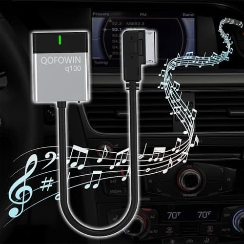 QOFOWIN High Definition Car Bluetooth Audio Music Adapter, Wireless Audio Adapter, Compatible with Audi 3G AMI, 2G AMI, Mercedes Media, Mercedes Music Interface and Volkswagen Music — view 5