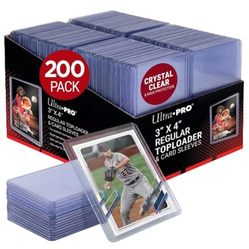 3" x 4" Regular Toploaders & Card Sleeves (200 Count Retail Pack)