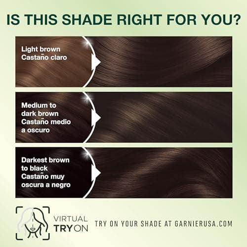 Garnier Nutrisse Ultra Crème Hair Color, Permanent Hair Dye with 100% Gray Coverage, Vegan & Cruelty-Free, 40 Dark Brown (Dark Chocolate), 1 Count — view 6
