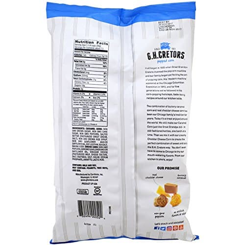 G.H. Cretors Popcorn Chicago Mix (Caramel and Cheddar), 213g