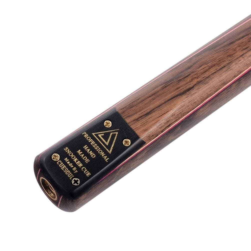 CUESOUL Clásico Hecho a Mano de 57 Pulgadas Rosewood 3/4 Pieza Snooker Cue Cue con Caja Negro y Aluminio Telescopio Extensión — view 3