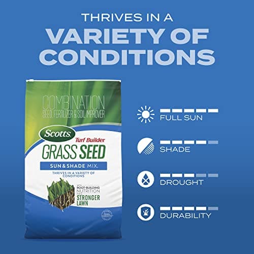 Scotts Turf Builder Grass Seed Sun & Shade Mix, 5.6 lbs. — view 7