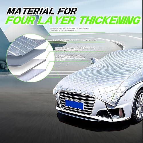 Hail Protector Car Cover Padded Blanket for SUV Jeep-Length (181 to 200 Inch) Padded Blanket Anti-Hail Car Covers 5-Layer Heavy — view 4