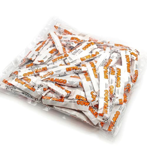 Caramel Candy Vanilla 1 pound – Soft and Chewy, Filled With Cream, Individually Wrapped, Bulk Candies in Resealable Bag — view 4