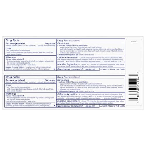 Sensodyne Repair and Protect Whitening Toothpaste, Toothpaste for Sensitive Teeth and Cavity Prevention, 3.4 oz (Pack of 2) — view 7