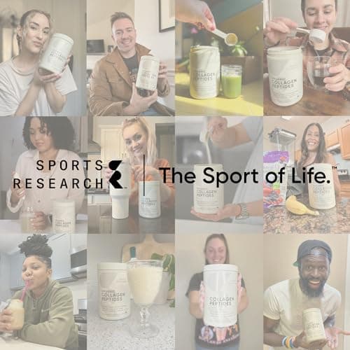 Sports Research Organic Collagen Peptides - Hydrolyzed Type I & III Collagen - Sustainable & Traceable Formula - Chocolate - 30 Servings — view 8