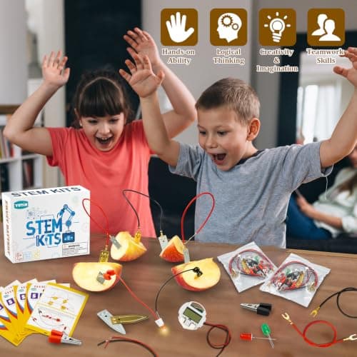 6 Pack Fruit Battery Science Kits for Kids Ages 8-12, Bulk STEM Kits 8-10 — view 4