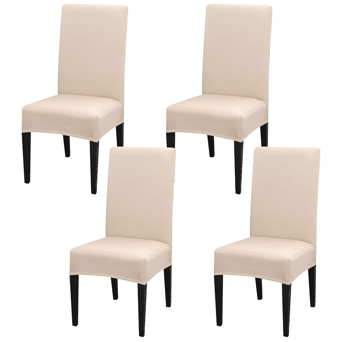 Dining Room Chair Covers Slipcovers Set of 4, Stretch Removable Washable Dining Chair Protector Decoration Cover Seat Slipcover for Hotel, Ceremony, Banquet, Kitchen, Restaurant, Home — view 33