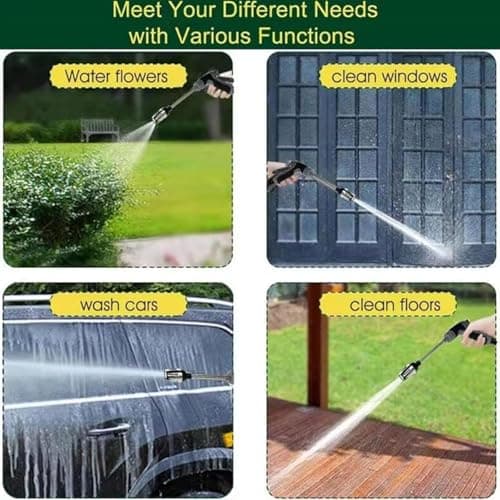 Pressure Washer, 2026 Upgraded High Pressure Washer, Various Spray Effects with 360° Rotating, Garden Hose, No Special Adapter Required (A) — view 3