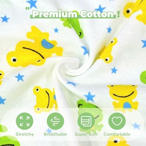 PETCARE Cartoon Dog Shirts for Small Dogs Cute Dog Clothes Green Frog Tshirt Soft Cotton Puppy Pajamas Breathable Sleeveless Pet Tank Top Spring Summer Dogs Clothes for Chihuahua Yorkie Shih Tzu — view 6