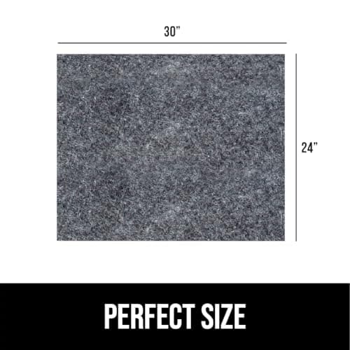 GORILLA GRIP LeakGuard Non-Adhesive Under Sink Mat for Kitchen Cabinet, Waterproof Quick Dry Shelf Liner, Durable Absorbent Felt Mats for Bathroom Sinks, Cabinets, Dresser, Easy to Trim 24x30 Charcoal — view 6