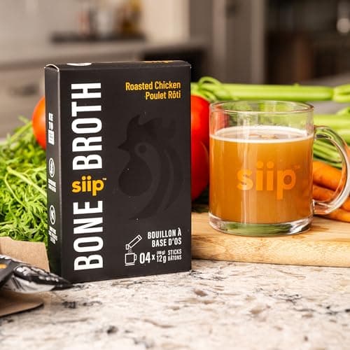 Siip Chicken Bone Broth Packets, 25 Packets 8g Protein | Keto & Paleo Friendly, Gluten Free — view 3