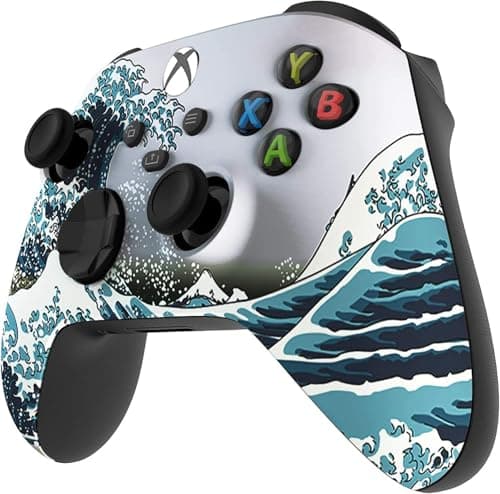 Custom Controllerzz Wireless Controller for Microsoft Xbox Series X/S & Xbox One - Custom Soft Touch Feel - Custom Xbox Series X/S Controller (X/S Waves) — view 3
