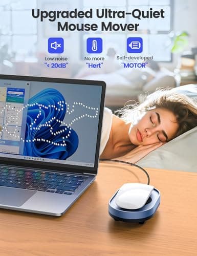 Vaydeer Undetectable Mouse Mover, M4 Mouse Jiggler Device with ON/Off Switch, Driver-Free Shaker Wiggler Mouse Movement Simulation for Computer Awakening, Gift Ideal for Men/Women — view 5