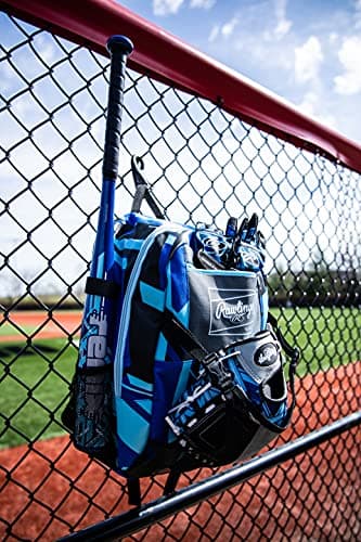 Rawlings | REMIX Backpack Equipment Bag | T-Ball & Youth Baseball / Softball | Royal — view 3