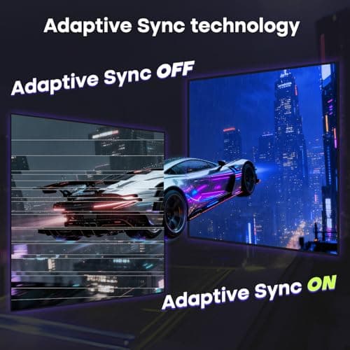 Amzfast 24" Curved Gaming Monitor, 240Hz 1ms 1080P, Adaptive Sync, 124% sRGB, 3000:1, HDR, 1500R, HDMI 2.0 & DP 1.4, Ultra-Slim Base – Keyboard Slides Underneath, Desk Space Saved – AMZG24C1 Pro — view 2