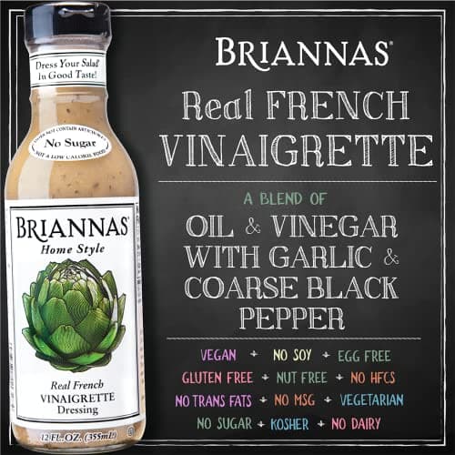Brianna's Homestyle Real French Vinaigrette, Salad Dressing, Gluten Free, No Sugar, Vegan, No MSG, 355ml — view 5