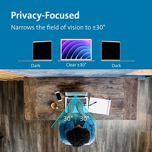 Kensington MagPro™ 13.3" (16:9) Magnetic Privacy Screen for Laptop, Removable 16:9 Laptop Privacy Filter, Anti-Glare, Blue Ray Reduction, Compatible with HP/Dell/Acer/Asus/Samsung/Lenovo (K58351WW) — view 2