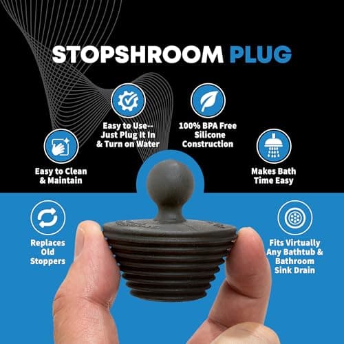 TubShroom Ultra Revolutionary Bath Tub Drain Protector Hair Catcher/Strainer/Snare, Stainless Steel, Stainless Combo — view 3
