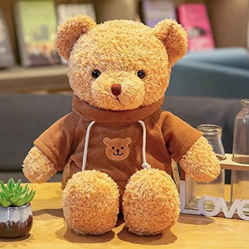 11.8 inches Teddy Bear Stuffed Animals Soft Plush Cute Teddy Bear Doll for Boys Girls (Brown) — view 2