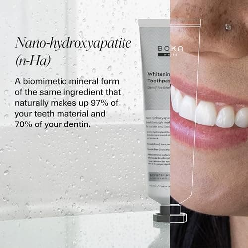 Boka Toothpaste - Fluoride Free Toothpaste, Nano Hydroxyapatite Toothpaste — view 2