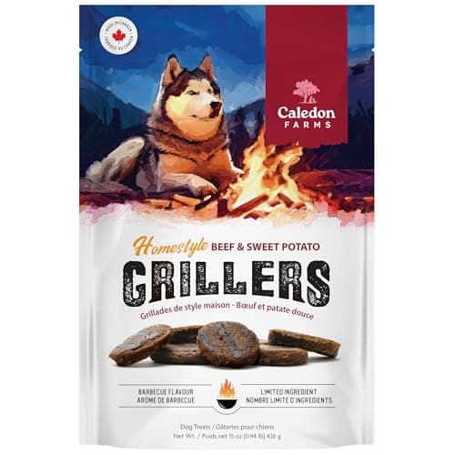 Caledon Farms, Homestyle Beef and Sweet Potato Grillers, 426 g, Dog Treats
